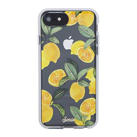 Amazon.com: iPhone 8, 7, 6, Sonix LEMON ZEST Cell Phone Case [Military Drop Test Certified] Sonix Clear Coat Series for Apple iPhone 6, 6s, 7, 8: Cell Phones & Accessories