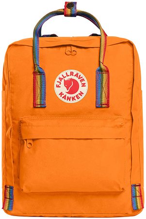 Amazon.com | Fjallraven, Kanken Classic Backpack for Everyday, Burnt Orange-Rainbow Pattern | Casual Daypacks