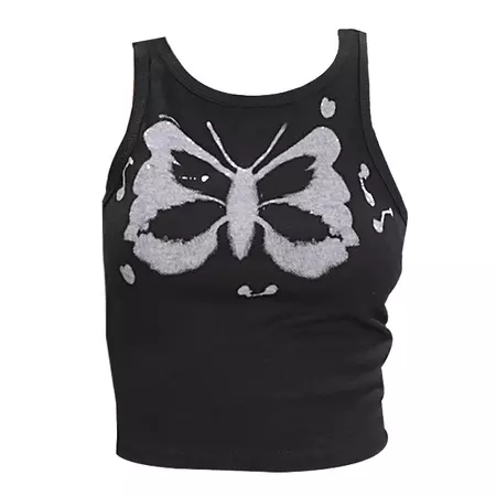 Butterfly Mini Crop Top | BOOGZEL APPAREL – Boogzel Apparel