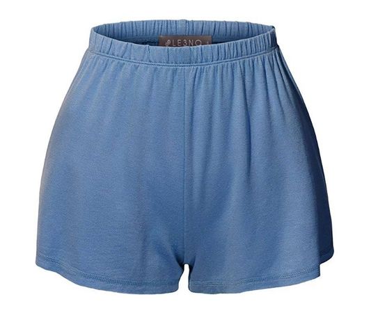 dusty blue comfy shorts