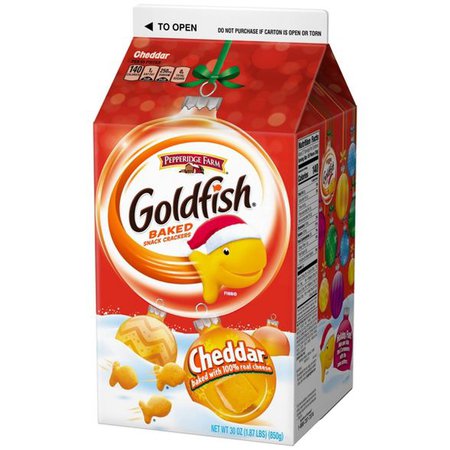 Pepperidge Farm Goldfish Cheddar Crackers - 30oz Carton : Target