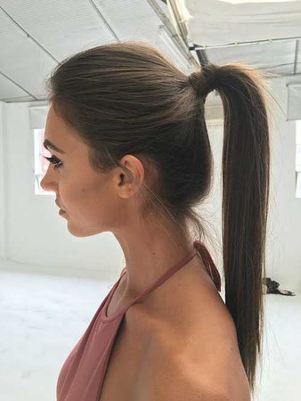 High ponytail