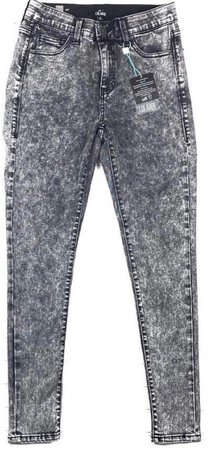 jeans gray acid washed
