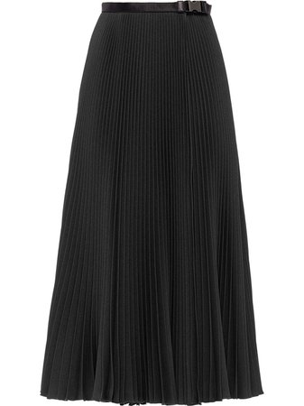 Prada belted pleated skirt - FARFETCH