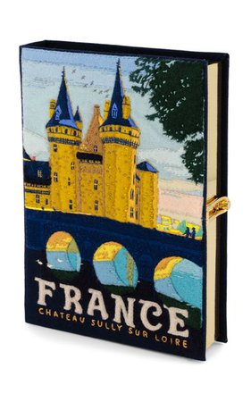 France Chateau De Ka Loire Book Clutch By Olympia Le-Tan | Moda Operandi