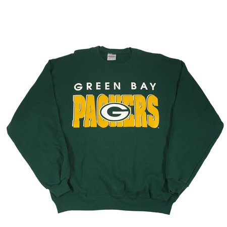 Vintage Green Bay Packers "Logo" Crewneck Sweatshirt | jointcustodydc