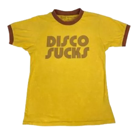 disco sucks shirt
