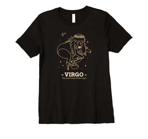 Amazon.com: Virgo Zodiac Astrology Star Sign Graphic Gift Idea Premium T-Shirt: Clothing