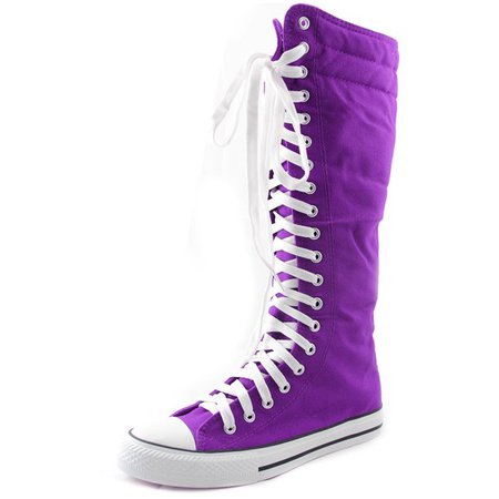 DailyShoes - DailyShoes Women's Sneaker Boots Boot Knee-high Mid Calf High Tube Fashion Sneakerss Lace Up Knee Riding Work Heel Lace-up Super Top Athletic Shoes - Walmart.com - Walmart.com