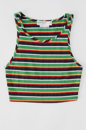 Urban Renewal Remnants Striped Knit Tank Top | Urban Outfitters