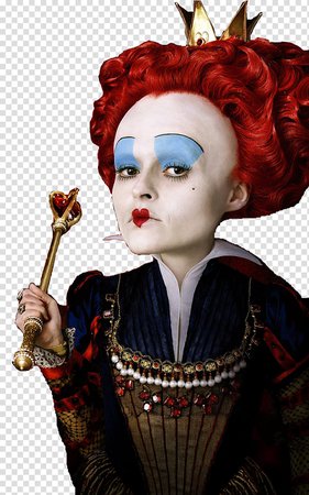 Helena Bonham Carter as The Red Queen/Queen of Hearts (in Alice in Wonderland)