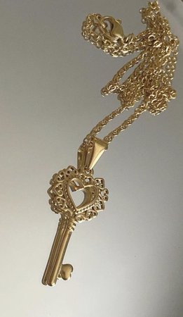Saint Olivia Key to my heart necklace