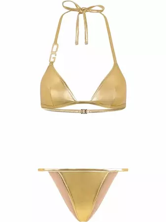 Dolce & Gabbana DG-logo Triangle Bikini - Farfetch