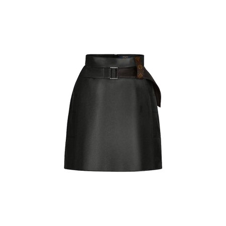 Belted Lambskin Skirt - Ready-to-Wear | LOUIS VUITTON ®