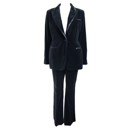 Tom Ford for Gucci Black Velvet Tuxedo Suit
