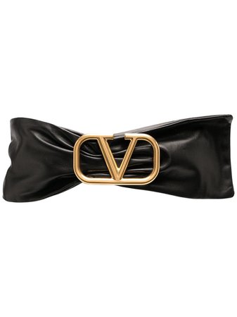 Valentino Garavani Leather VLOGO Belt - Farfetch
