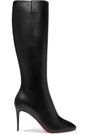 Christian Louboutin | Eloise 85 leather knee boots | NET-A-PORTER.COM