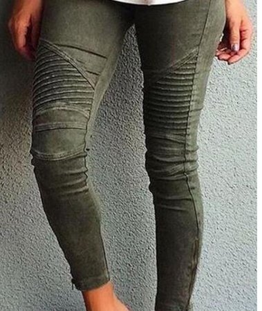 green trousers jeans