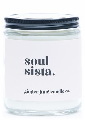 Ginger June Candle Co Soul Sista Large Jar Candle | Nordstrom