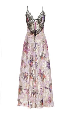 Lace-Trimmed Silk Satin Slip Dress By Rodarte | Moda Operandi