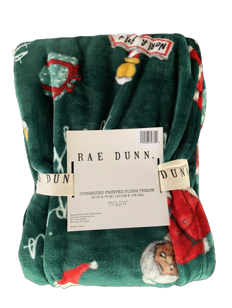 Rae Dunn christmas blanket