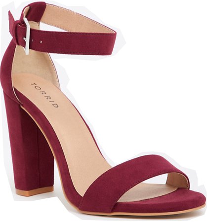 wine red heel