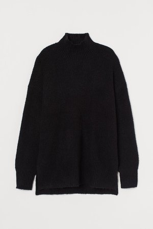 Knit Sweater - Black - Ladies | H&M AU