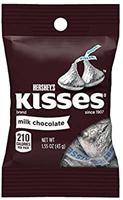 Amazon.com : HERSHEY'S KISSES Chocolate Candy, 1.55 Ounce (Pack of 24) : Chocolate And Candy Assortments : Grocery & Gourmet Food