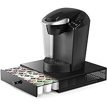 Amazon.com: SICHEER K Cup Organization Storage Drawer Maker K Cup Holder Coffee Pod Organizer Stand Tray Counter Rack Countertop Dolce Gusto Capsules Compatible with Keurig Accessories Holds 36 Pods : Home & Kitchen