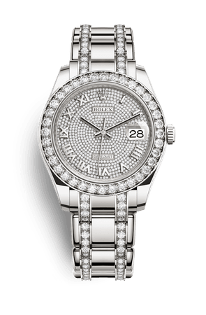 Relógio Rolex Pearlmaster 39: Ouro branco 18 quilates – M86289-0006