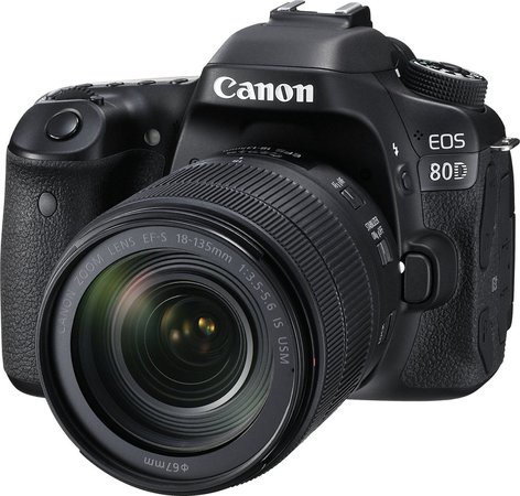 Canon EOS 80D Super Kit with EFS 18-135mm f 3.5-5.6 IS USM Digital Camera - SLR(80DSK) 3Inch Display,Black (Australian warranty)