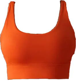 orange sports top