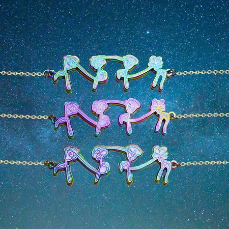 BTS Army Rainbow Metal Necklace Charm KPOP Necklace