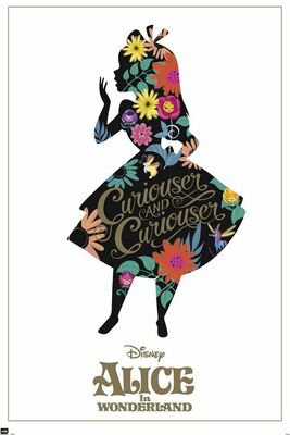 Alice In Wonderland | Alice Silhouette | Alice in Wonderland Poster | EMP