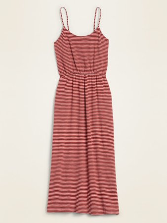 Waist-Defined Slub-Knit Cami Maxi Dress for Women old navy - Google Search