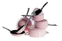 Pink Cookware Set by Farberware! <3 | Pots and pans sets, Cookware set, Pink kitchen