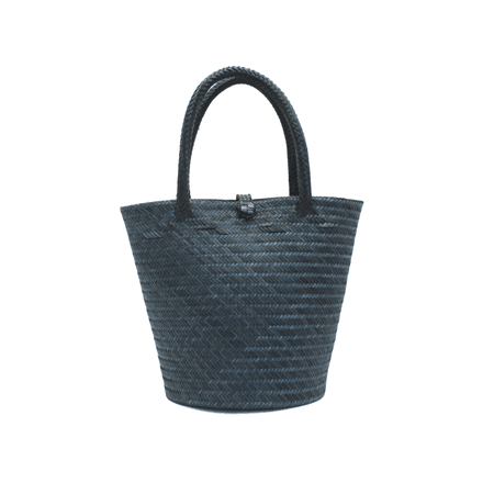 Women :: Bags :: Baskets :: Luna Navy Mini Tote Straw Bag - Urbankissed