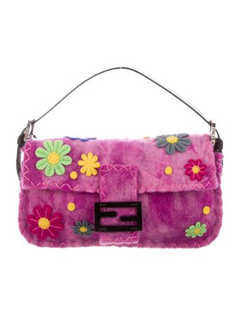 Fendi Vintage Floral Baguette - Handbags - FEN163509 | The RealReal