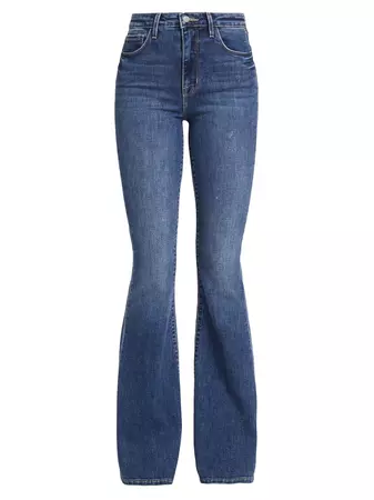 Shop L'AGENCE Marty High-Rise Bootcut Jeans | Saks Fifth Avenue