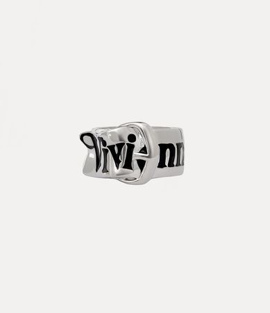 Belt Ring in Silver | Vivienne Westwood®