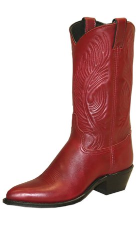 red Abilene cowboy boots