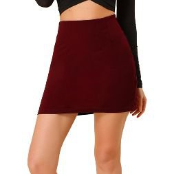 Allegra K Women's High Waist Skirt Stretch Pencil Mini Short Skirt : Target