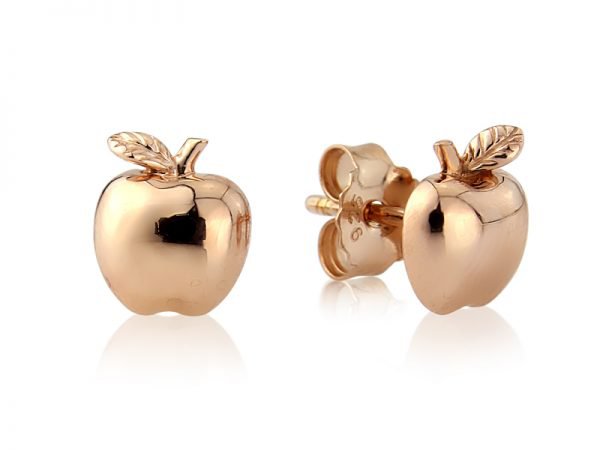 Rose Gold Apple Studs from the Gemma J Country collection.Gemma J