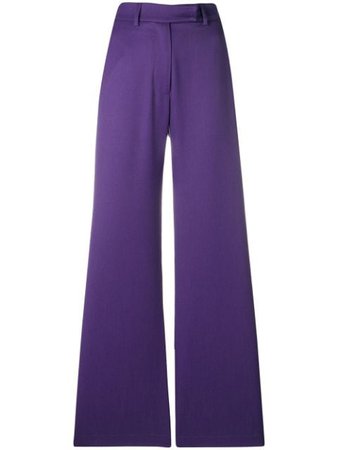 Purple House Of Holland Wide Leg Trousers | Farfetch.com