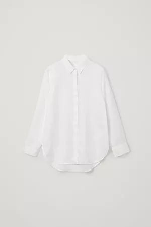 SHEER RAMIE SHIRT - white - Shirts - COS WW