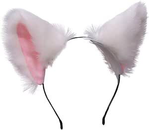 white fox ears
