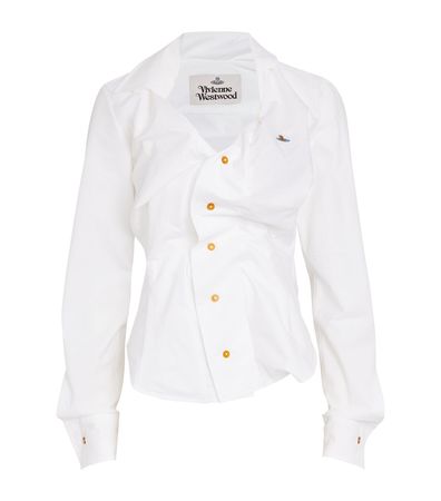 Womens Vivienne Westwood white Asymmetric Drunken Shirt | Harrods # {CountryCode}