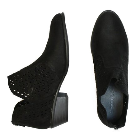Just Jewelry Cutout Bootie- Black