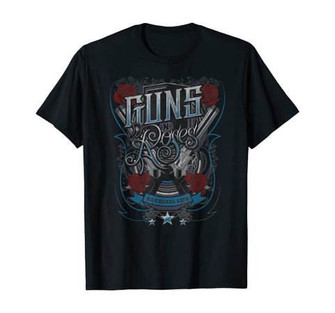 Amazon.com: Guns N' Roses Official Reckless Life Guns T-Shirt: Clothing