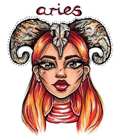 S H A N N O N • H A N S E N on Instagram: “Mar 21- April 20. Aries is associated with Mars and so we think fiery hues like red and bright orange when dealing with this sign. Aries is…”